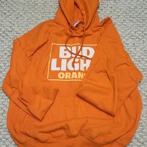 Bud Light orange hoodie